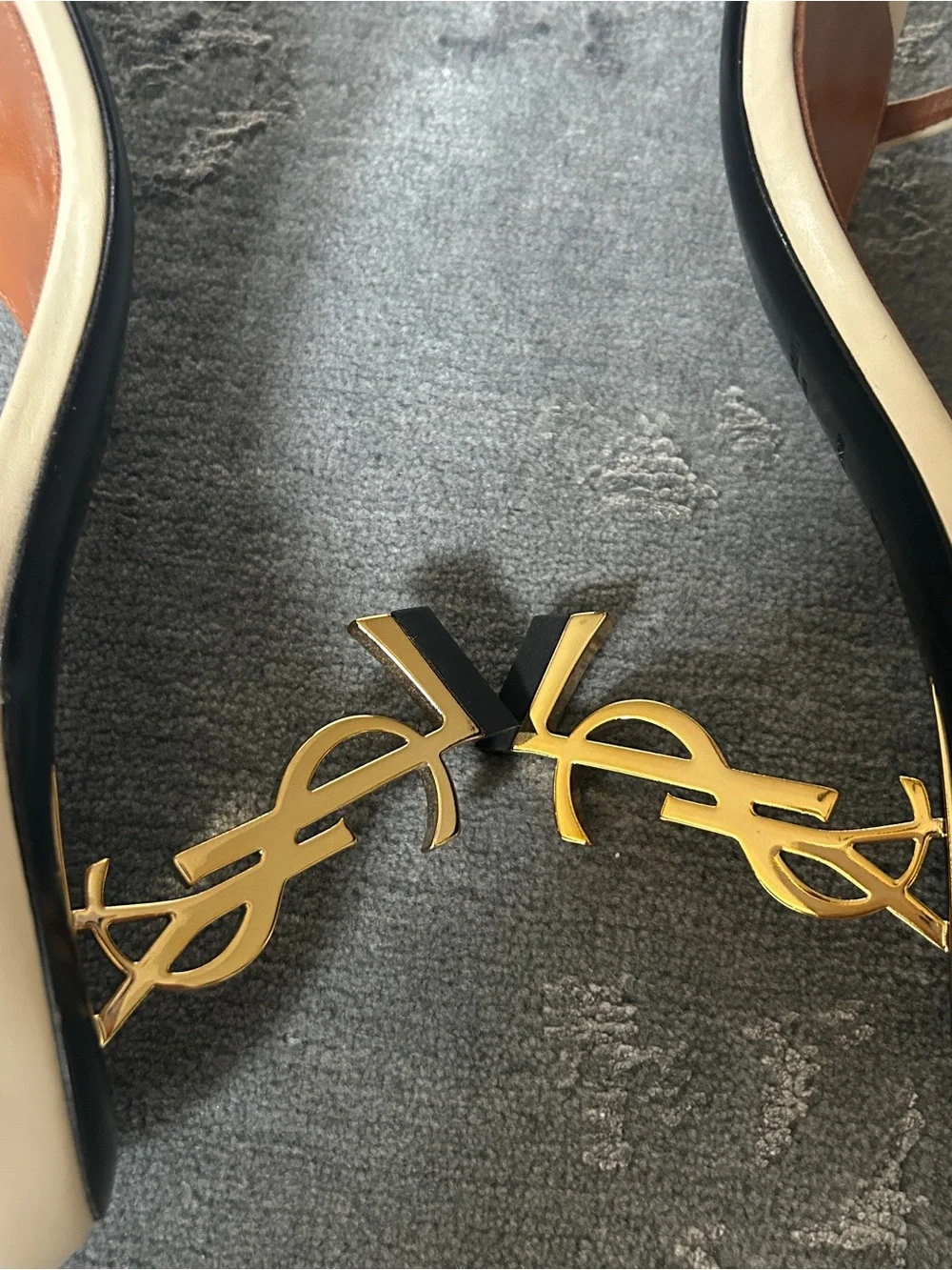 Saint Laurent YSL Opyum Logo Heels - Picture 3 of 12